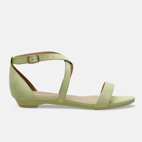 CONVERTIBLE HEEL - Pashion 1.0 The Sandal - Suede Sage Block 3 inch - Picture 4 of 4